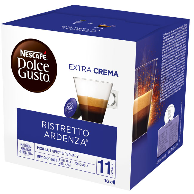 ---Кафе капсули Nescafe Dolce Gusto Ristretto Ardenza 16 бр.