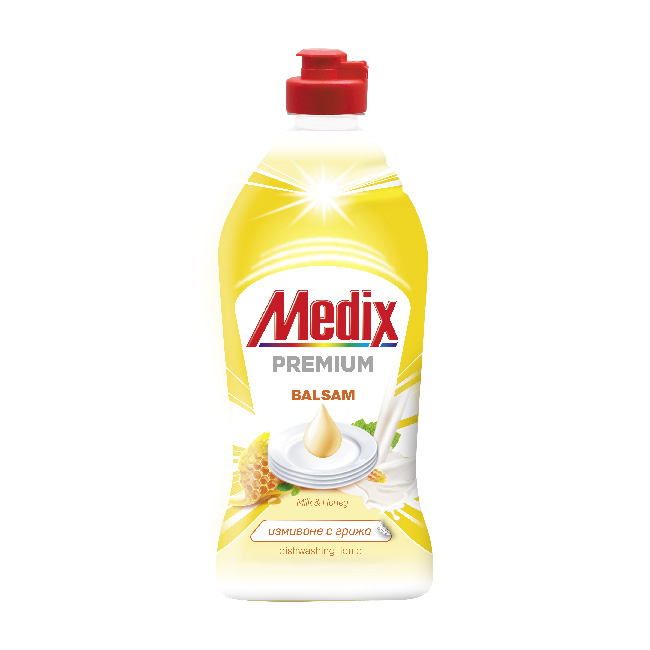 ---Препарат за съдове Medix Premium Balsam Milk and Honey 415 ml