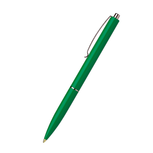 ---Автоматична химикалка Schneider K15 Зелено тяло, синьопишеща