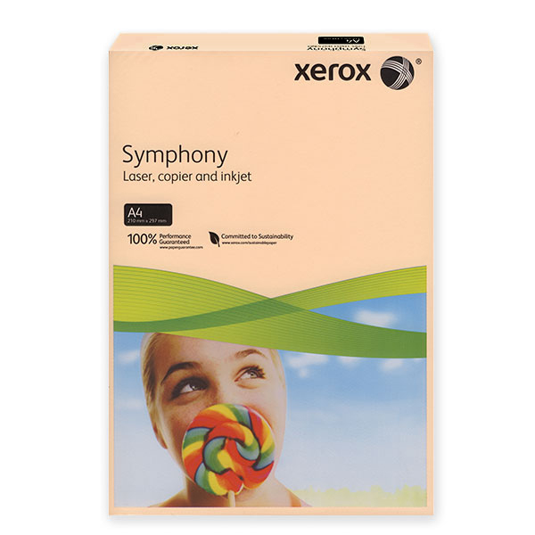 ---Цветна хартия Xerox Сьомга A4 500 л 80 g/m2