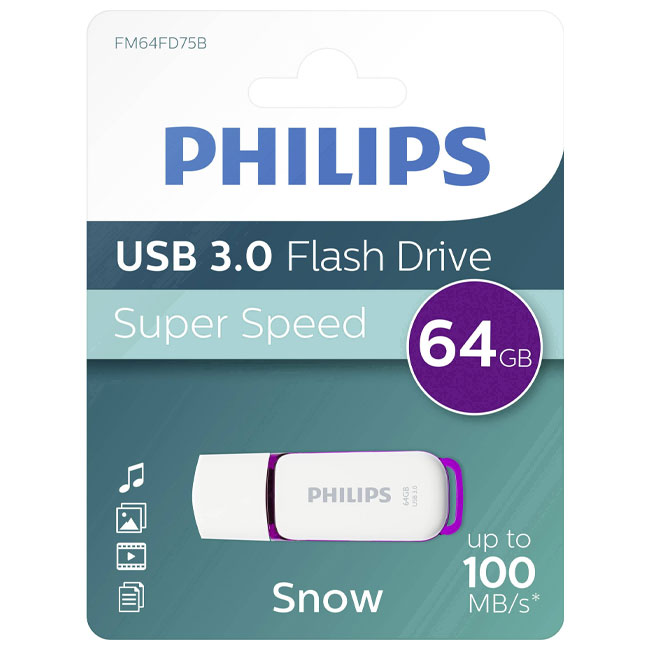 ---Флаш памет Philips Snow USB 3.0 64 GB
