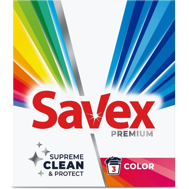 Прах за цветно пране Savex Color 3 пранета 300 gr