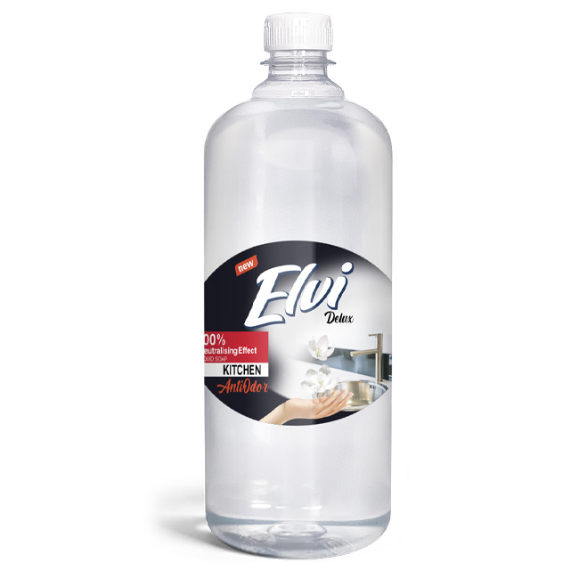 ---Течен сапун пълнител Elvi Kitchen Anti Odor 1l