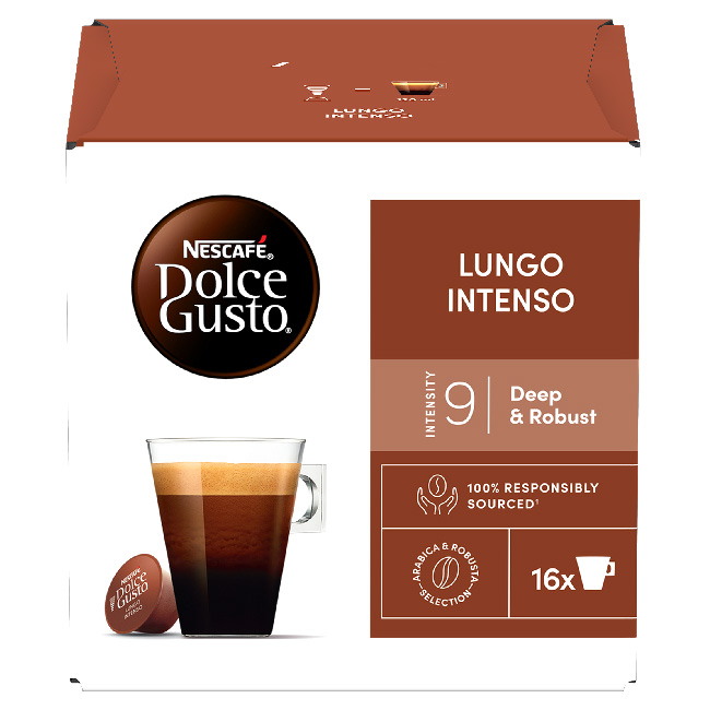 ---Кафе капсули Nescafe Dolce Gusto Lungo Intenso 16 бр.