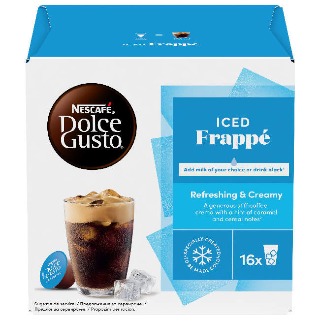 ---Кафе капсули Nescafe Nescafe Dolce Gusto Frappe, кутия с 16 капсули
