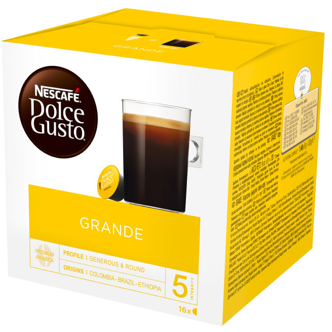 ---Кафе капсули Nescafe Dolce Gusto Grande 16 бр.