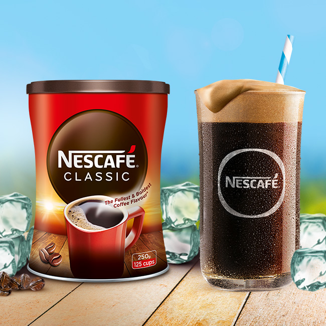 Нескафе Nescafe Classic, 250 с чаша за фрапе | Чай, кафе, мляко ...