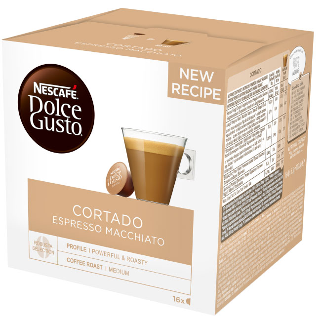 ---Кафе капсули Nescafe Dolce Gusto Cortado 16 бр.