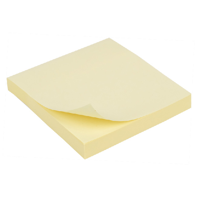 ---Самоз. листчета Delta Жълт пастел 75х75 mm 100л