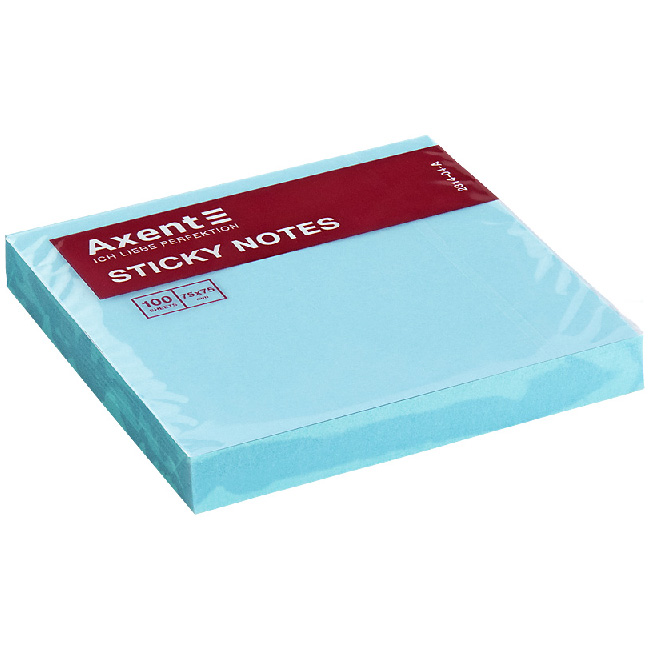 ---Самоз. листчета Axent Син пастел 75х75 mm 100 л