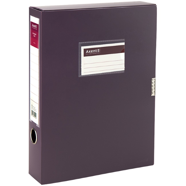 Кутия с велкро Axent А4 6.0 cm Лилав