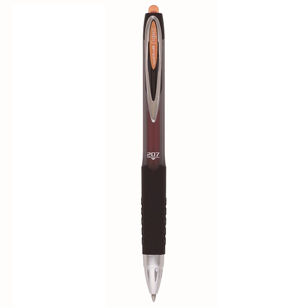 ---Автоматичен гел ролер UNI SIGNO UMN-207 RT 0.7 mm Оранжев