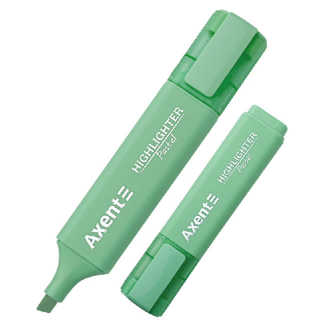 ---Текстмаркер Axent 2537 1-5 mm Зелен пастел