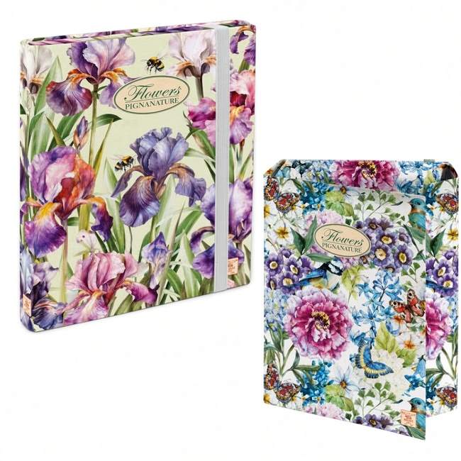 Кутия с ластик Pigna Nature Flowers 3 cm