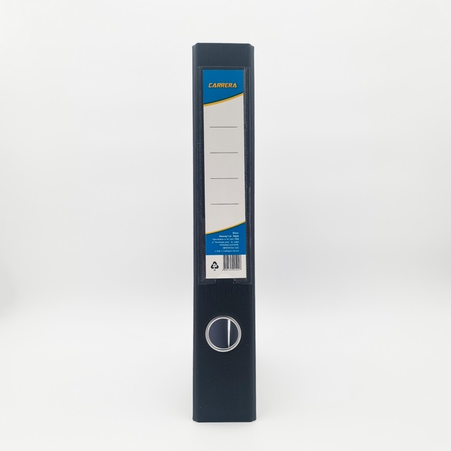 Класьор Carrera А4  с метален кант, 5 cm Черен
