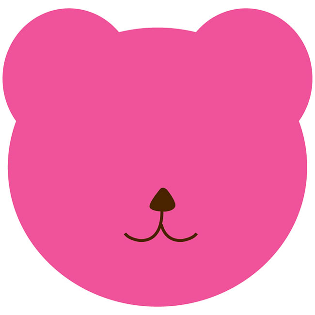 ---Самозалепващи листчета Axent Мече неон 70х70 mm 50 л.