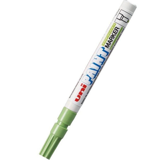 ---Paint маркер Uni PX-21 Объл връх Светлозелен