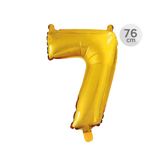 ---Балони Junior за рожден ден 76 cm- Цифра 7