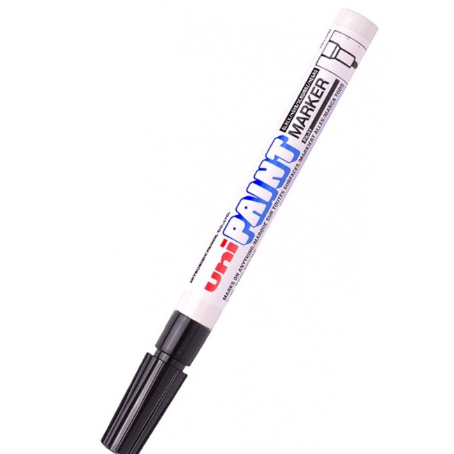---Paint маркер Uni PX-21 Объл връх Черен