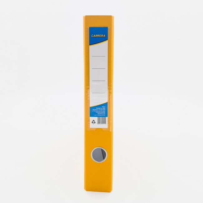 ---Класьор Carrera А4  с метален кант, 5 cm Жълт