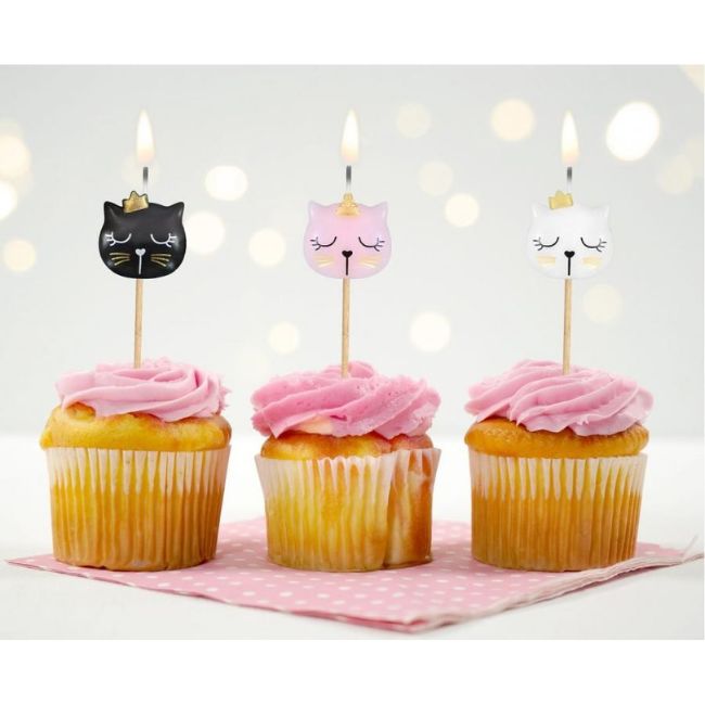Свещ Cat 7cm 5бр.