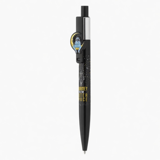 Авт. химикалка Ico Astronaut BlackWhite 0.8mm
