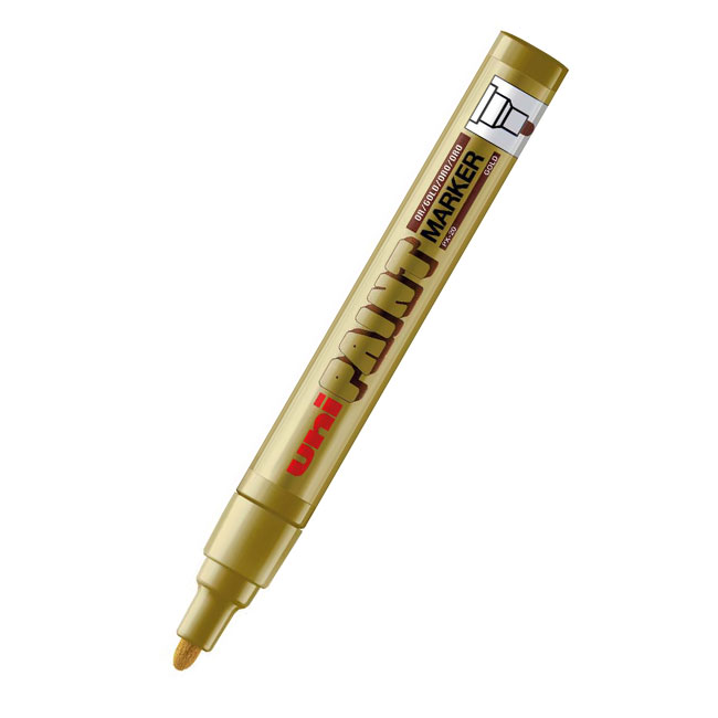 ---Paint маркер Uni PX-20 Объл връх Златист