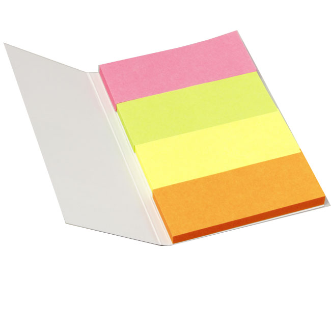 ---Лепящи индекси Info Notes 20х50 mm 4х40 листа Пастел
