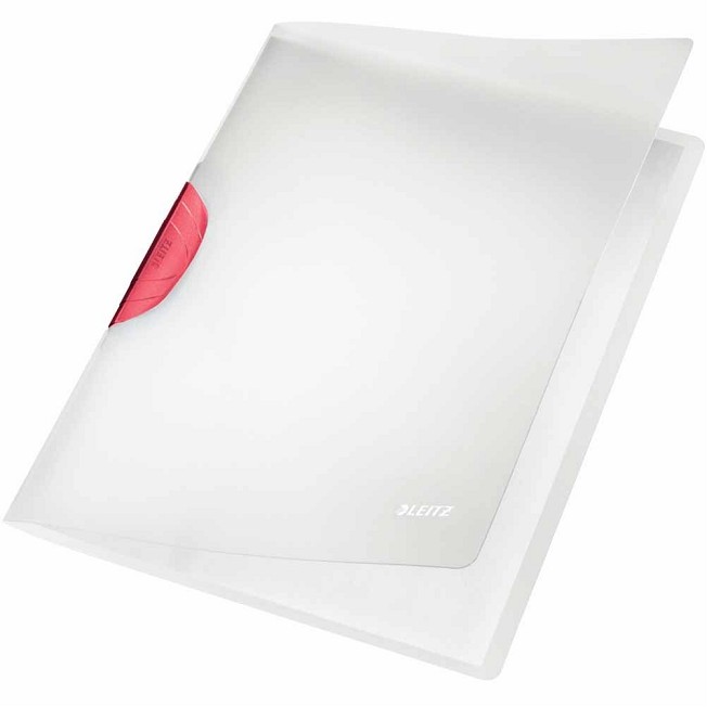 Папка с клипс Leitz Magic Червен