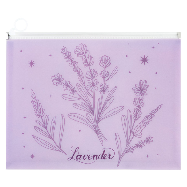 Джоб с цип Axent A4+ Lavender-2