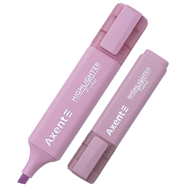 ---Текстмаркер Axent 2537 1-5 mm Виолетов пастел