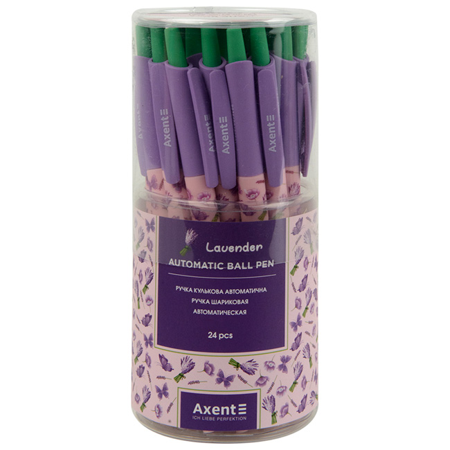 Автоматична химикалка Axent Allegro Lavender 0.5mm