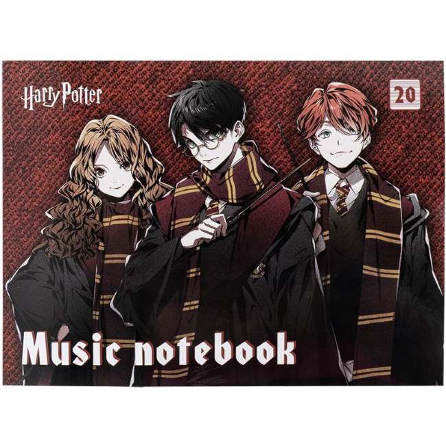Нотна тетрадка Kite HarryPotterHP25-405 A5 20 л.