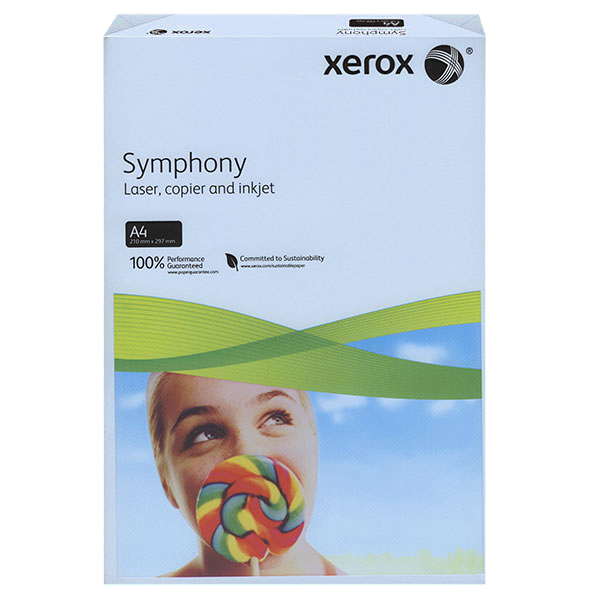 ---Цветна хартия Xerox Полусин A4 500 л. 80 g/m2