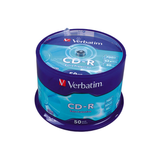---CD-R Verbatim Extra Protection 52 x 700 M шпиндел 50 бр.