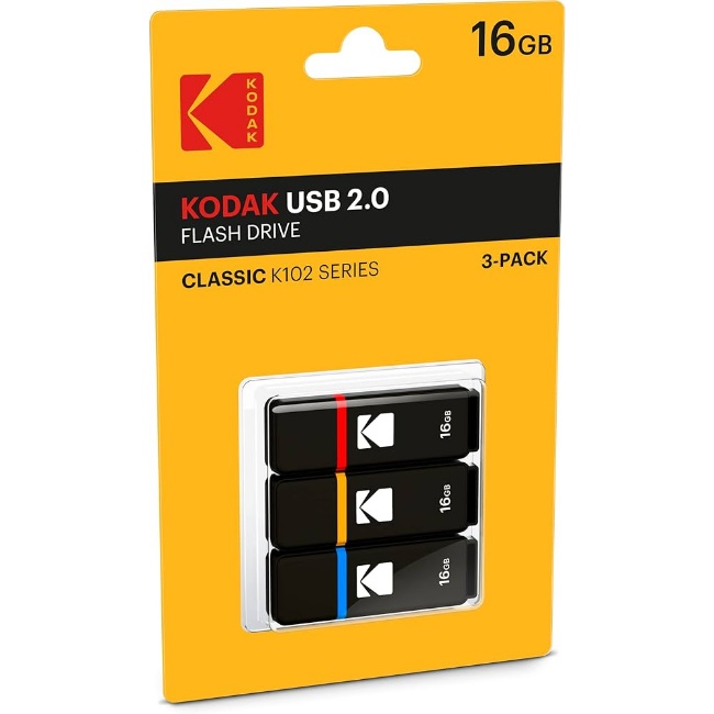 ---Флаш памет USB 2.0 16 GB Kodak 3 бр. блистер