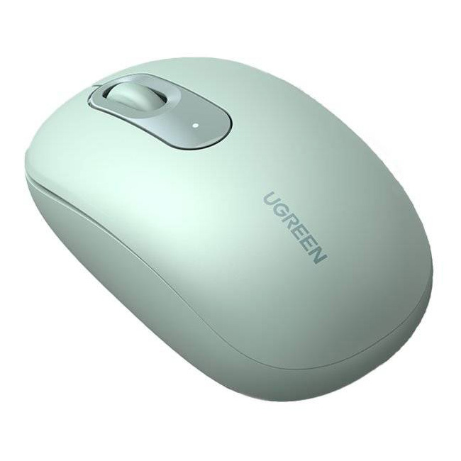 ---Безжична мишка Ugreen MU105 Wireless USB 3 бутона Светлозелена
