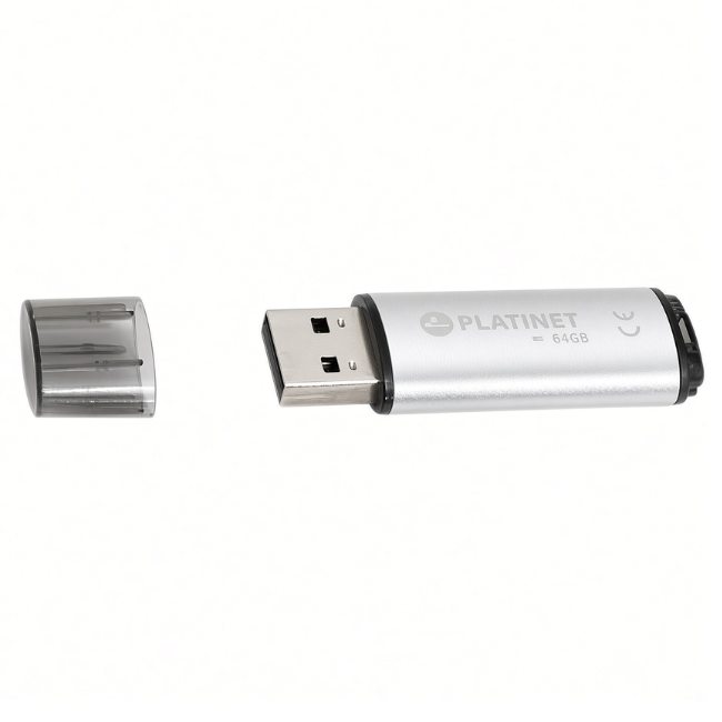 Флаш памет Platinet X-Depo USB 2.0 64 GB Сребр