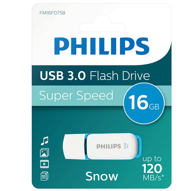 Флаш памет Philips Snow / Vivid USB 3.0 16 GB