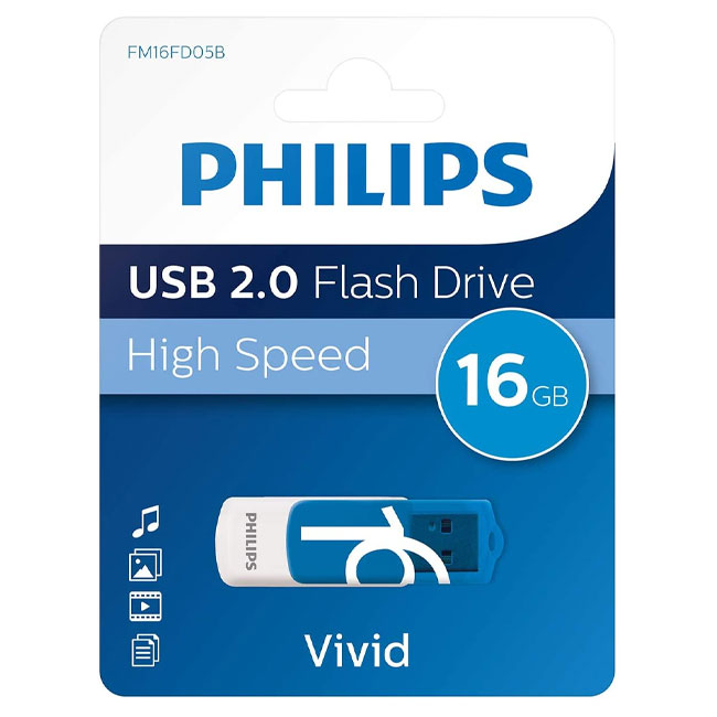 ---Флаш памет Philips Vivid USB 2.0 16 GB