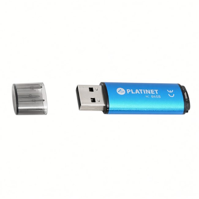Флаш памет Platinet X-Depo USB 2.0 64 GB Синя