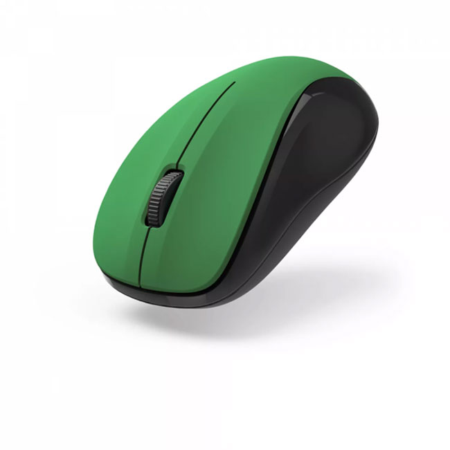 Компактна безжична оптична мишка Hama MW-300, USB , 3 бутона, Тиха, 2.4 GHZ, Зелен